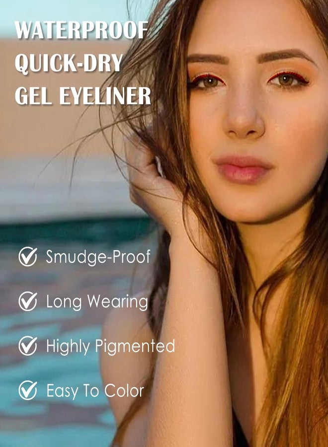Lestpola Black Glitter Gel Eyeliner Pencil Waterproof, Metallic Retractable Cream Smooth Eye Liner Pencils, Long Lasting Waterline Hypoallergenic Eyeliner Pen, Highly Pigmented Smudge-Proof Makeup for Women-12 - Image 5